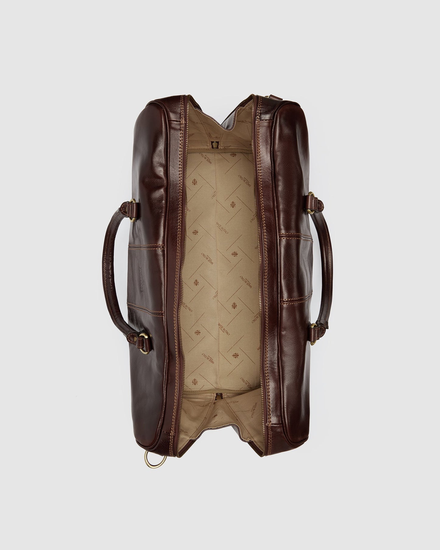 Albertis Brown - Leather Duffle Bag