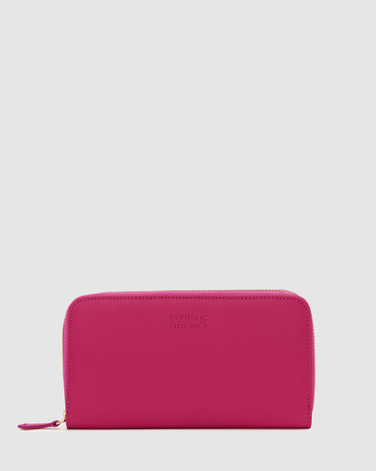 Mimi Fucshia - Women Leather Wallet