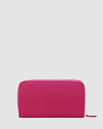 Mimi Fucshia - Women Leather Wallet