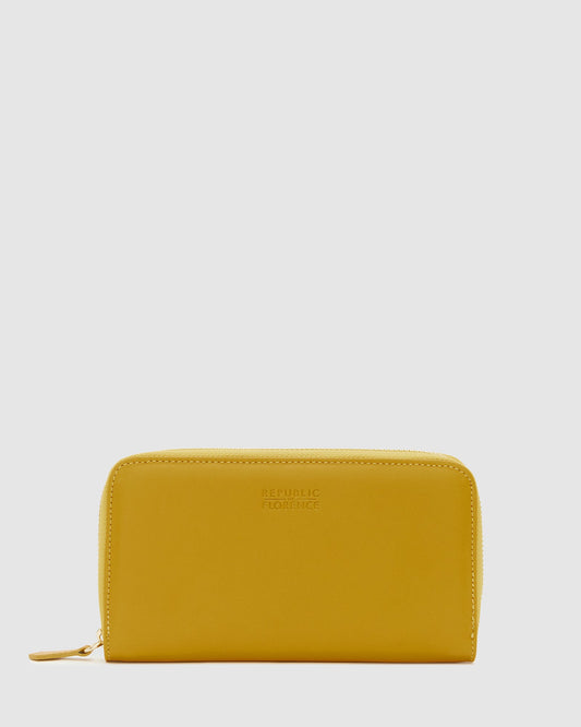 Mimi Yellow - Women Leather Wallet