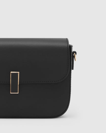 Camilla Black - Leather Crossbody Bag