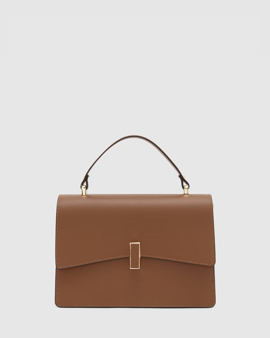 Francesca Tan  - Leather Tote Bag