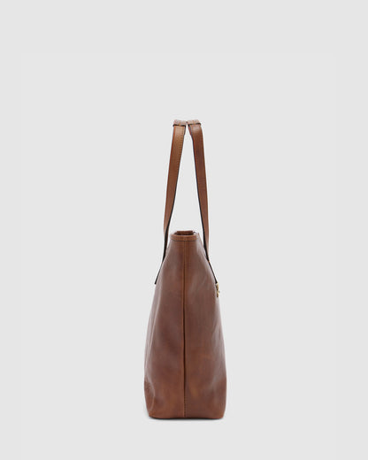 Beatrice Matt Brown - Leather Tote / Work Bag