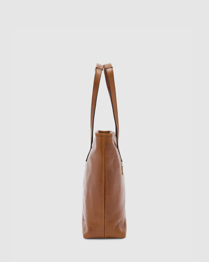 Beatrice Tan - Leather Tote / Work Bag