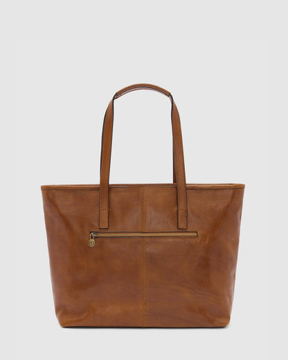 Beatrice Tan - Leather Tote / Work Bag