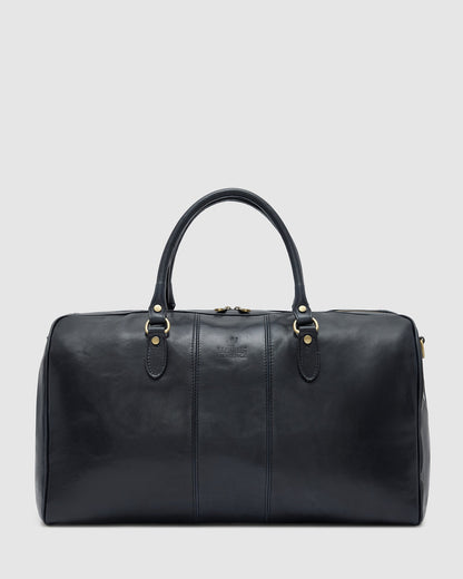 Albertis Blue - Leather Duffle Bag