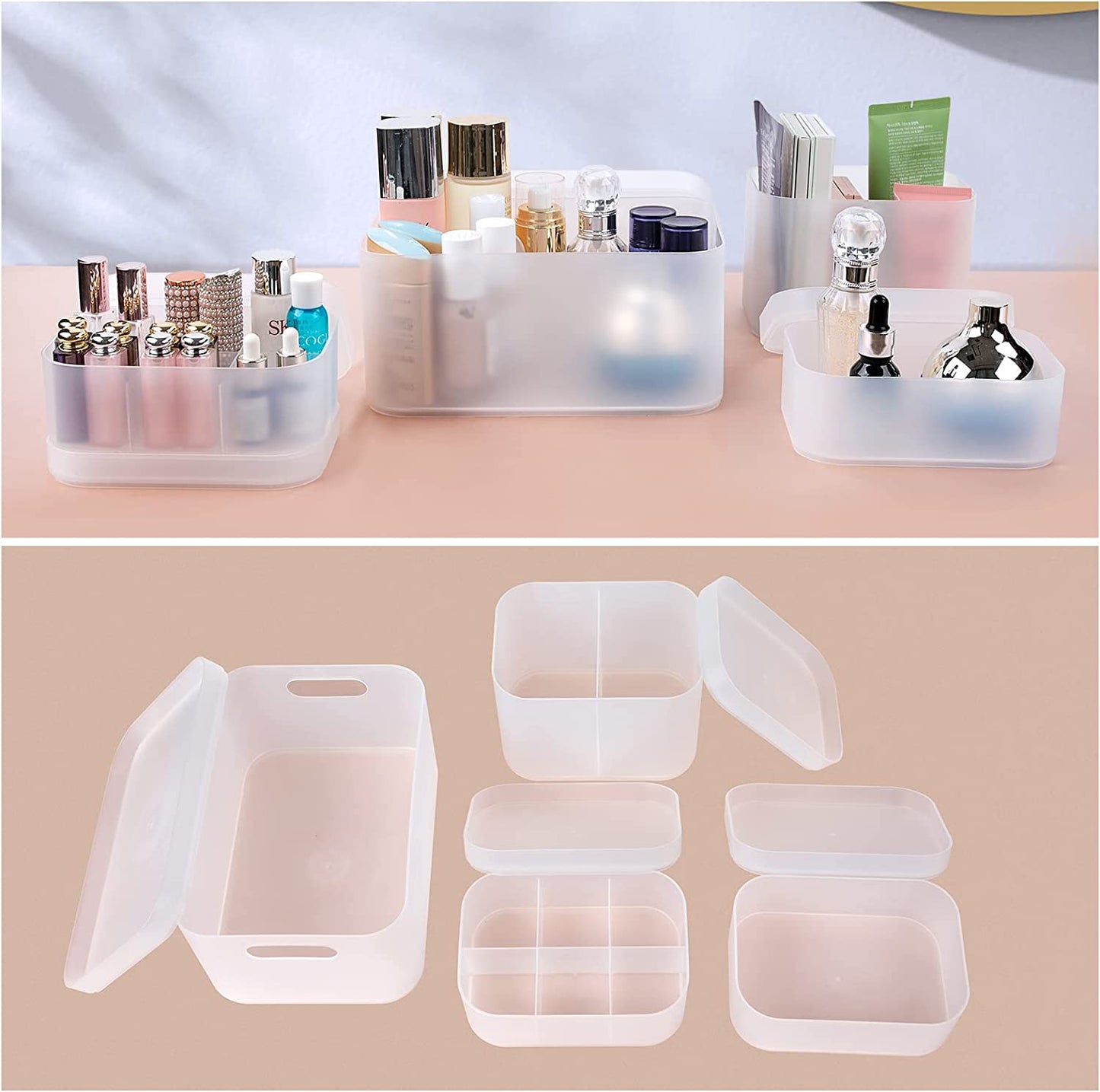 Relavel 12-pack Makeup Oeganizer Case Holder