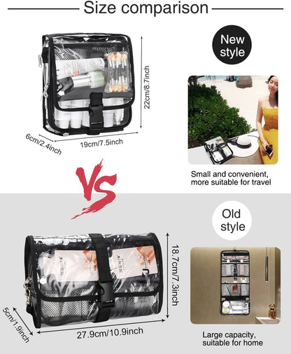 Relavel TSA Approved Clear hangingToiletry Bag for Women and Men