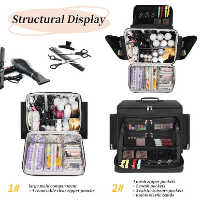 Professional Large Hairstylist Traveling Bag