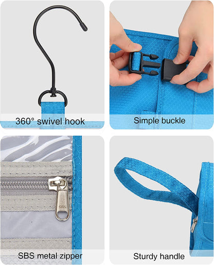 Relavel Travel Hanging Toiletry Bag（Blue）