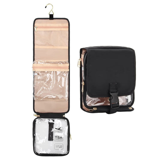 Travel Toiletry Bag with Detachable TSA Approved