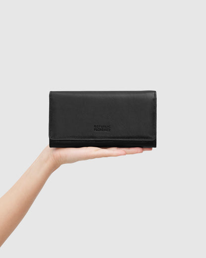 Carmen Black - Women Leather Wallet