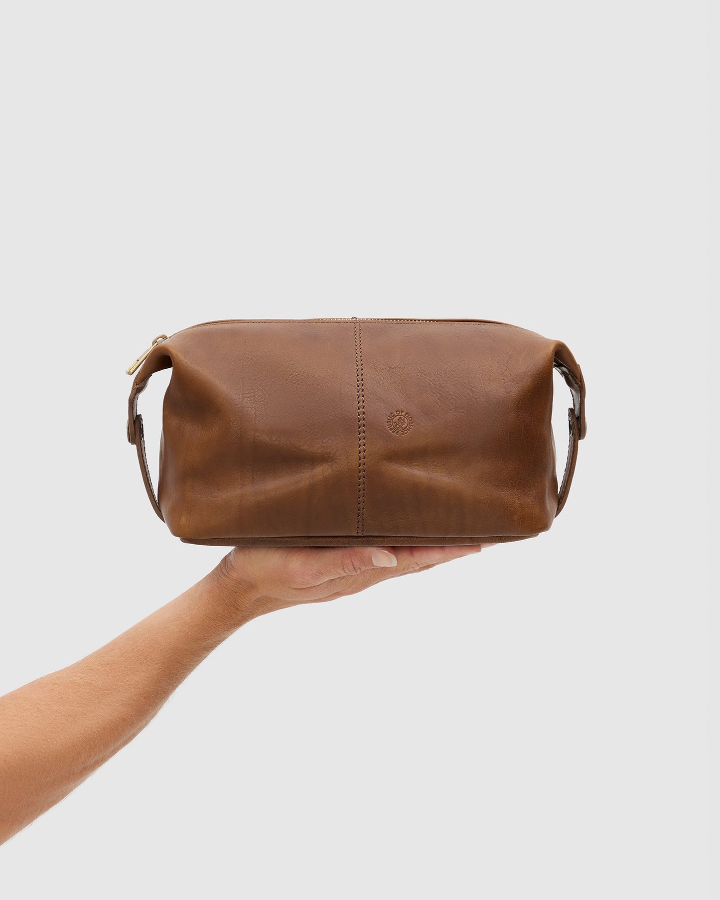 Tre Dopp Kit Matt Tan - toilet bag