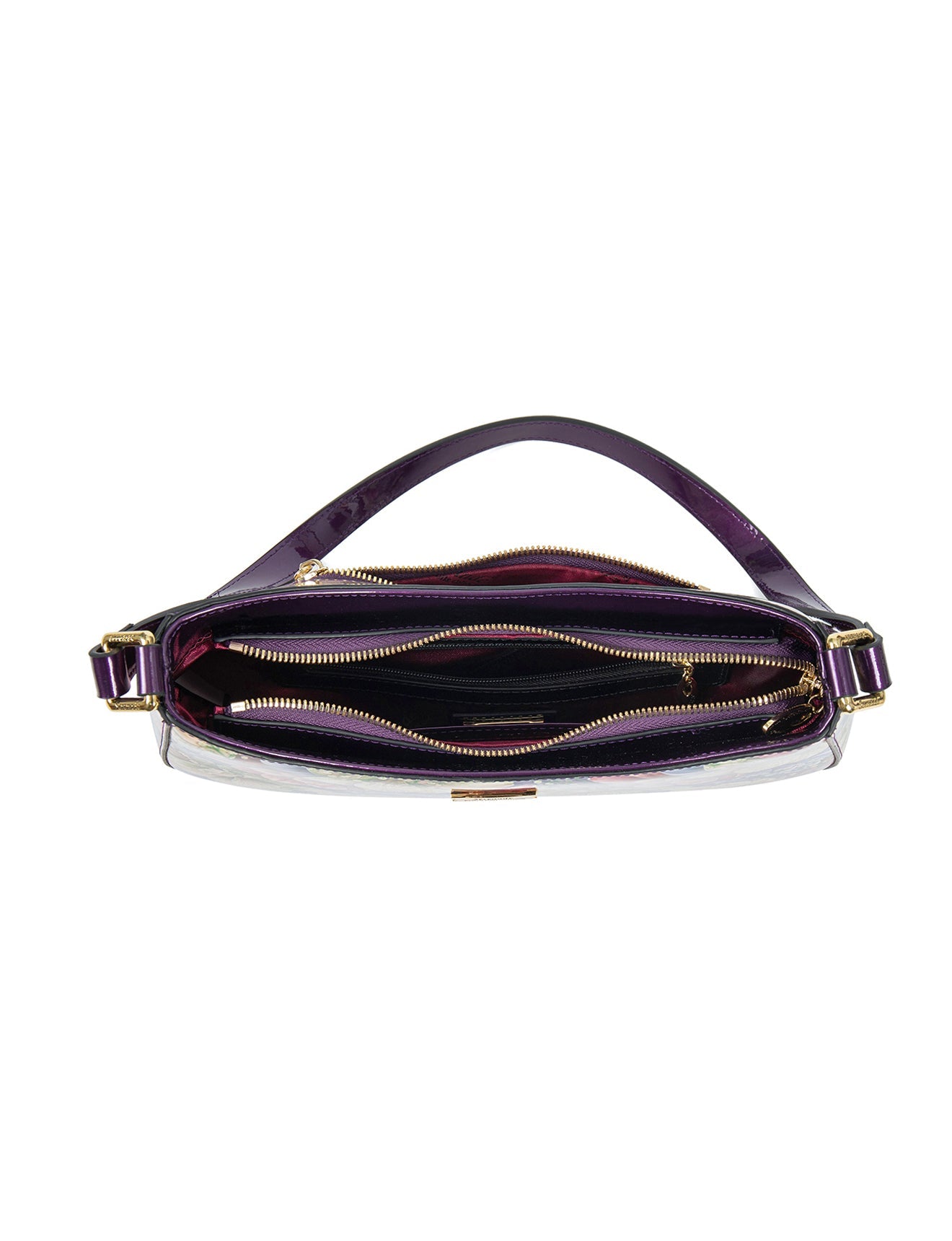 ANGELIQUE PATENT LEATHER BAG WITH RFID