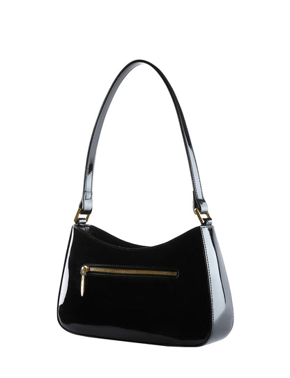 ALLURA PATENT LEATHER BAG WITH RFID- SV1-0821-BLK