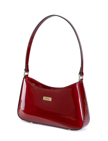 ALLURA PATENT LEATHER BAG WITH RFID- SV1-0821-CHR