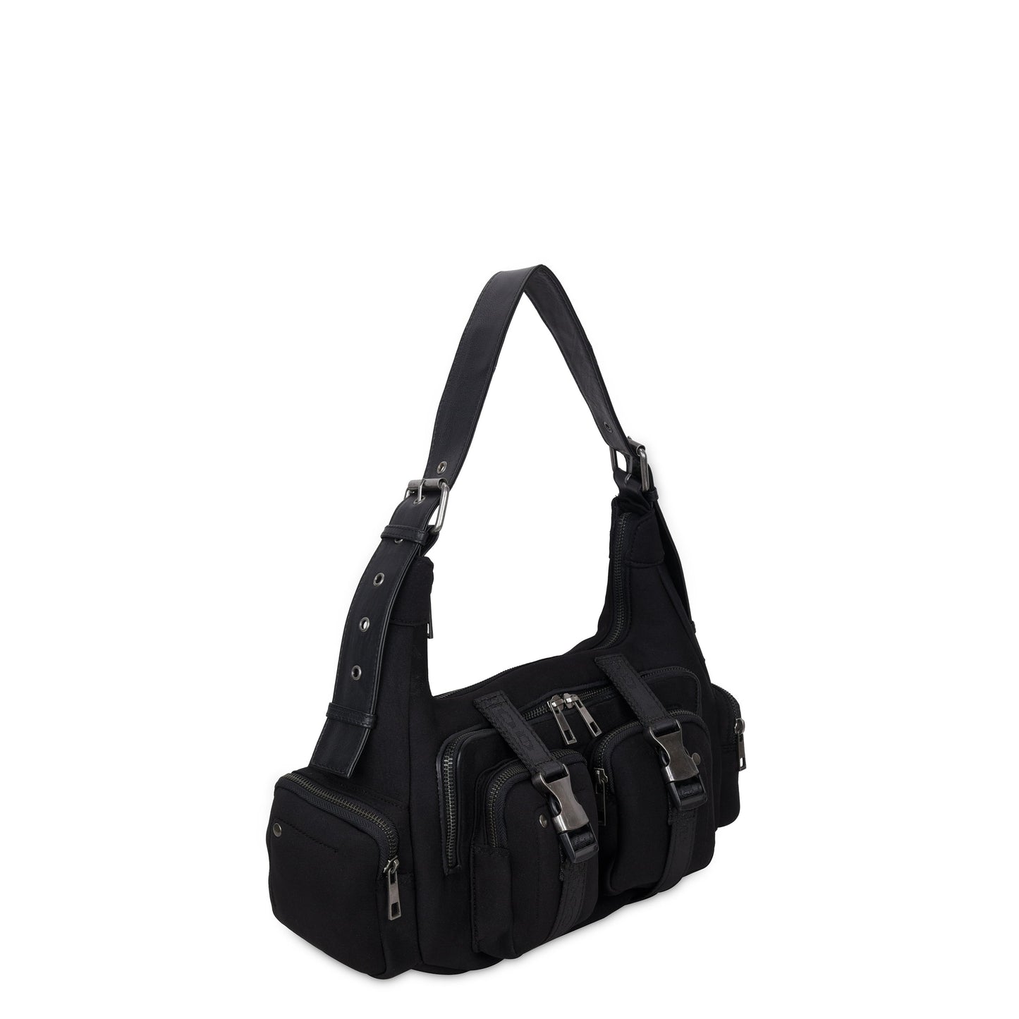 Sally Buckle Scuba Schwarz mit Antiksilber