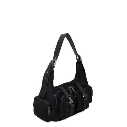 Sally Buckle Scuba Schwarz mit Antiksilber
