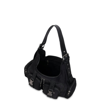 Sally Buckle Scuba Schwarz mit Antiksilber