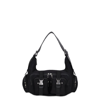 Sally Buckle Scuba Schwarz mit Antiksilber