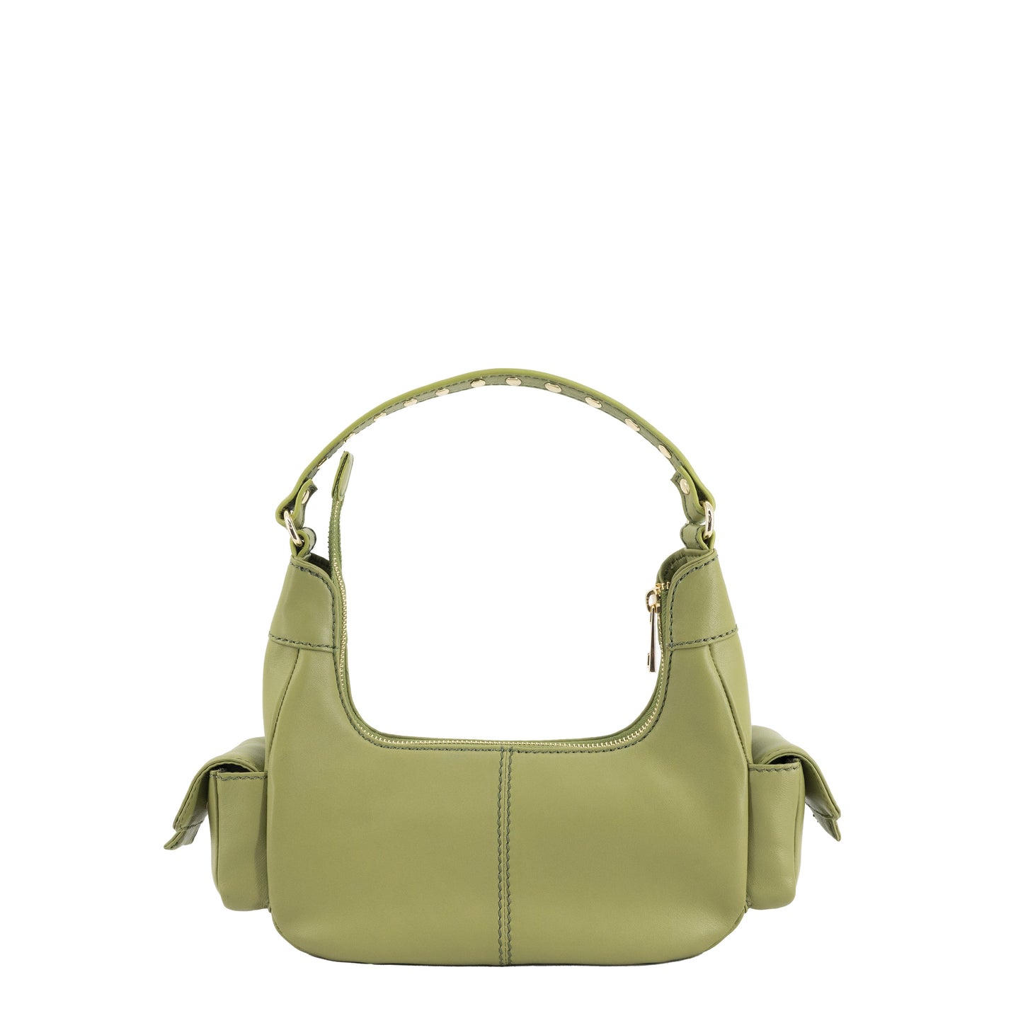 Sally Small Pocket Cozy Green w. Gold