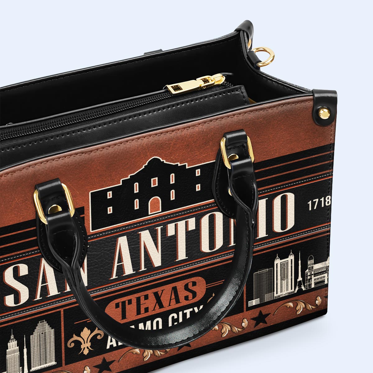 San Antonio - Leather Handbag - SA01