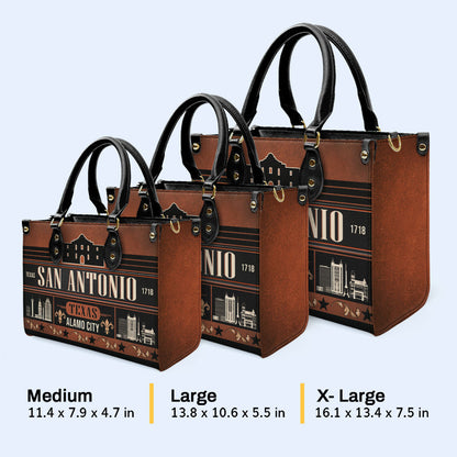 San Antonio - Leather Handbag - SA01