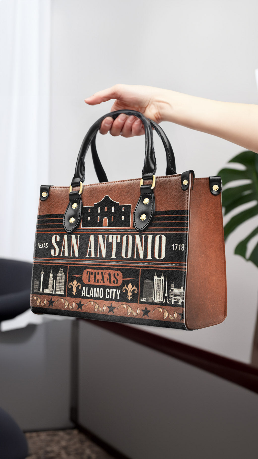 San Antonio - Leather Handbag - SA01