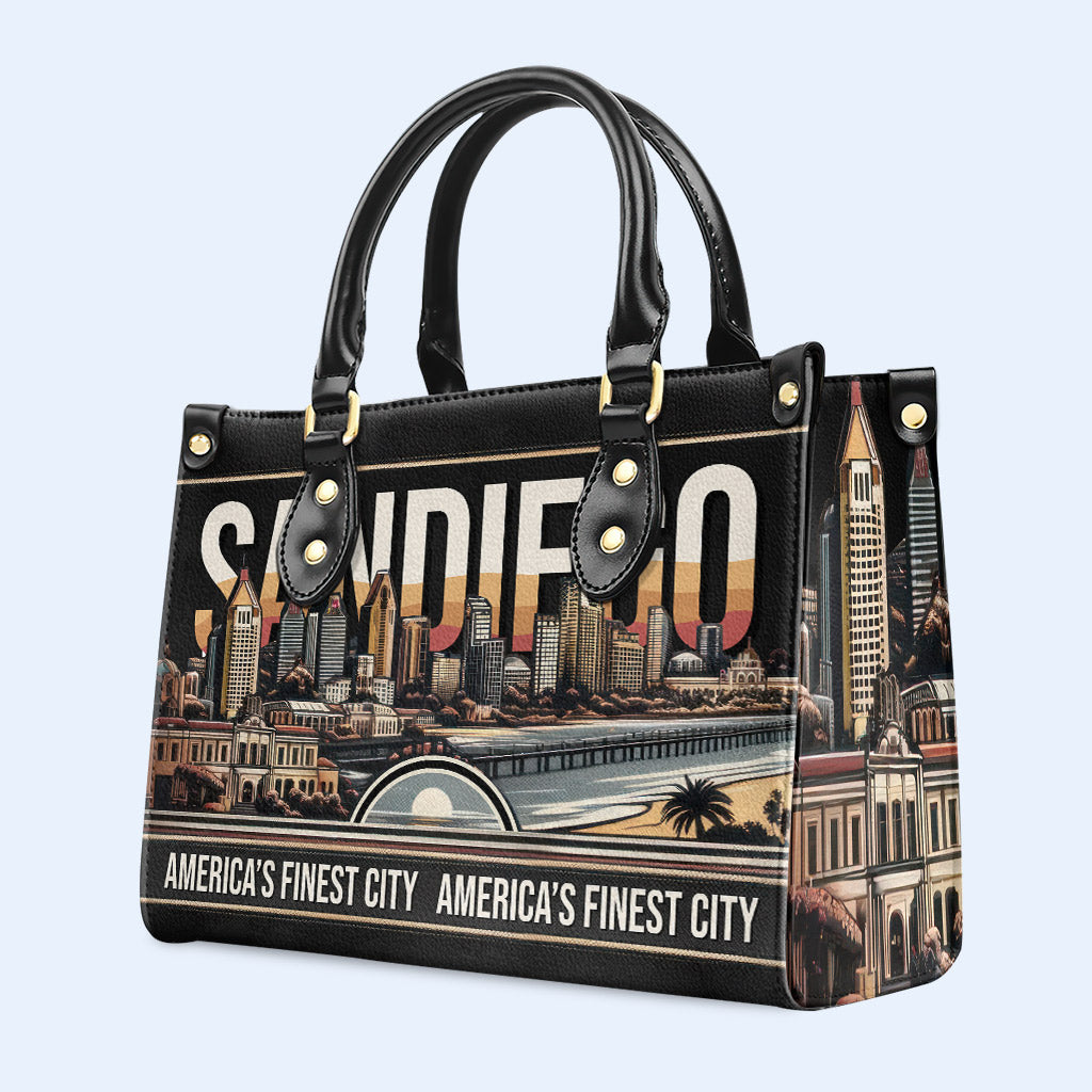 San Diego - Leather Handbag - SD01