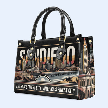 San Diego - Leather Handbag - SD01