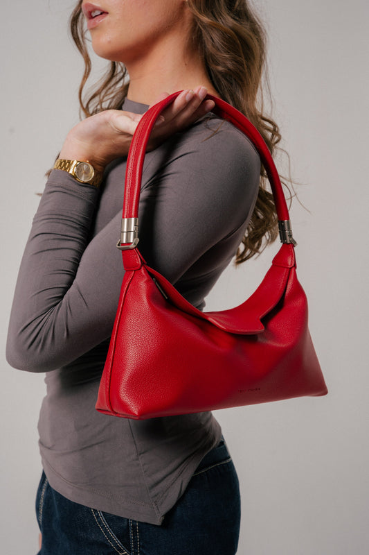 Aurelia Hobo Bag Cherry Plum Red