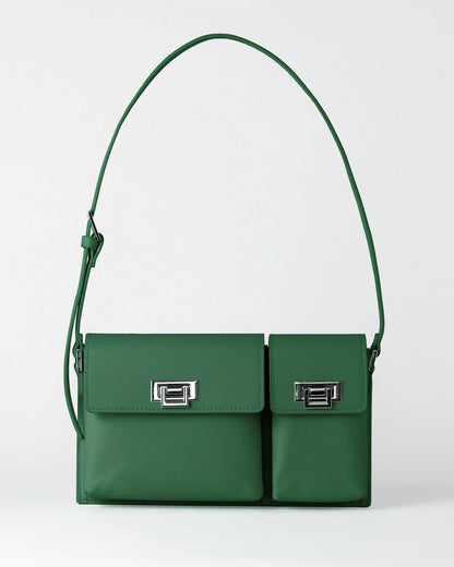 Willow Flip Bag Forest Green