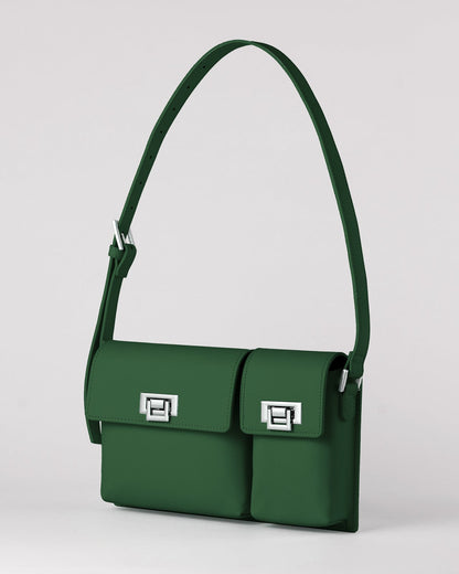 Willow Flip Bag Forest Green