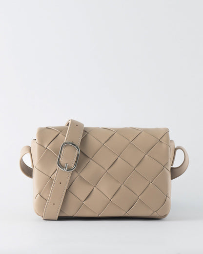 Azure Weave Bag Sand Beige