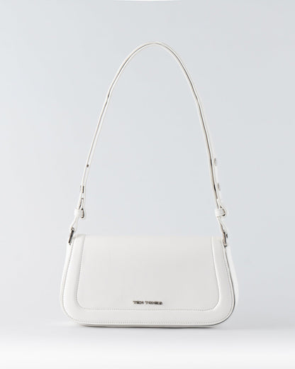 Bruno Baguette Bag Ice White