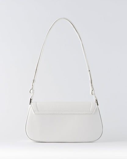 Bruno Baguette Bag Ice White