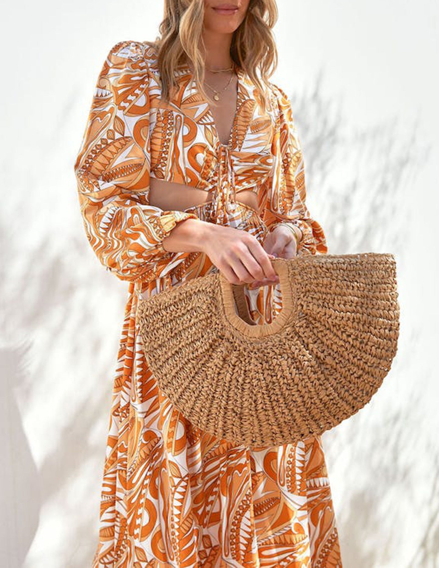 Natural Straw Bag