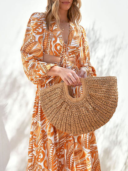 Natural Straw Bag