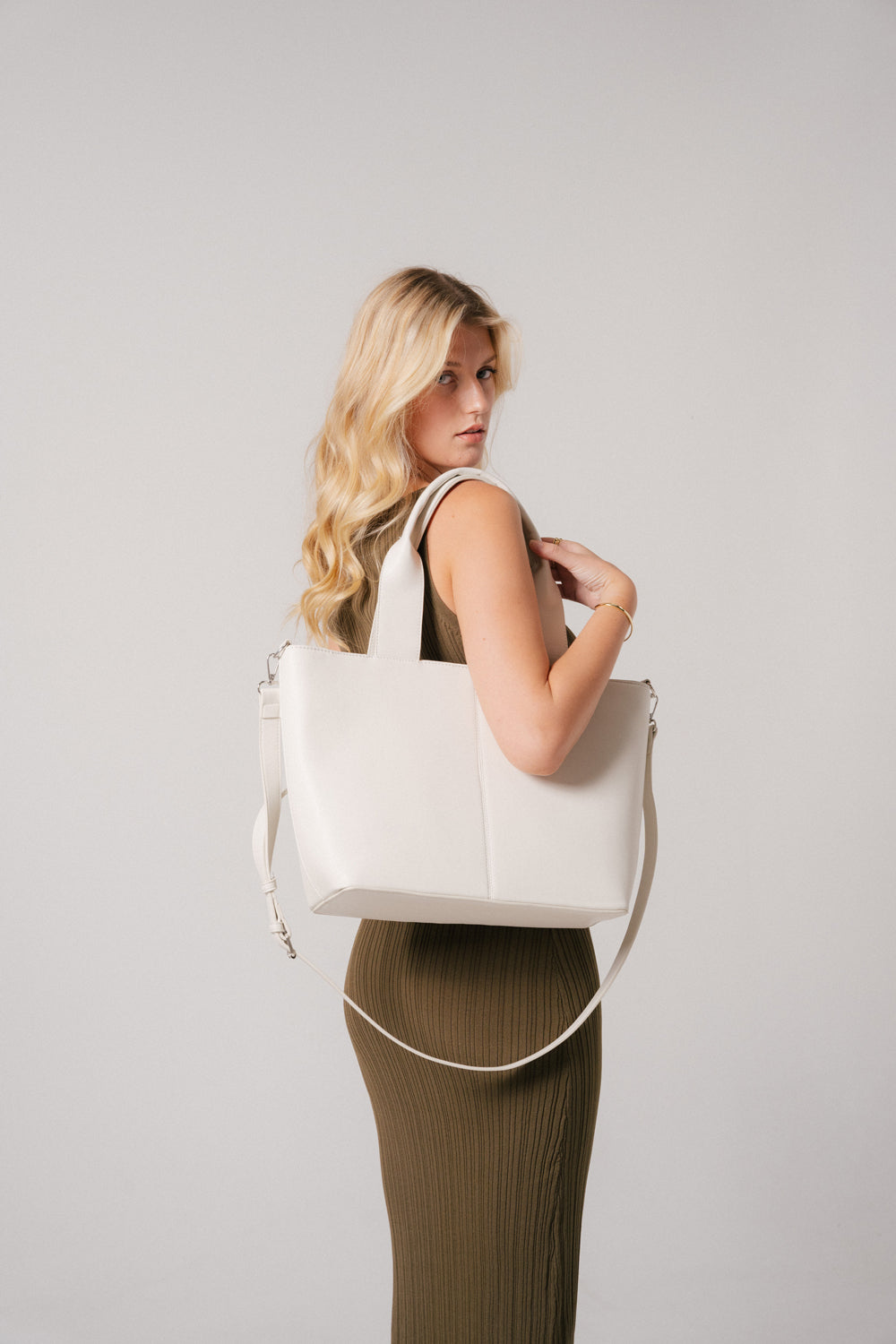 Solange Work Tote Large White