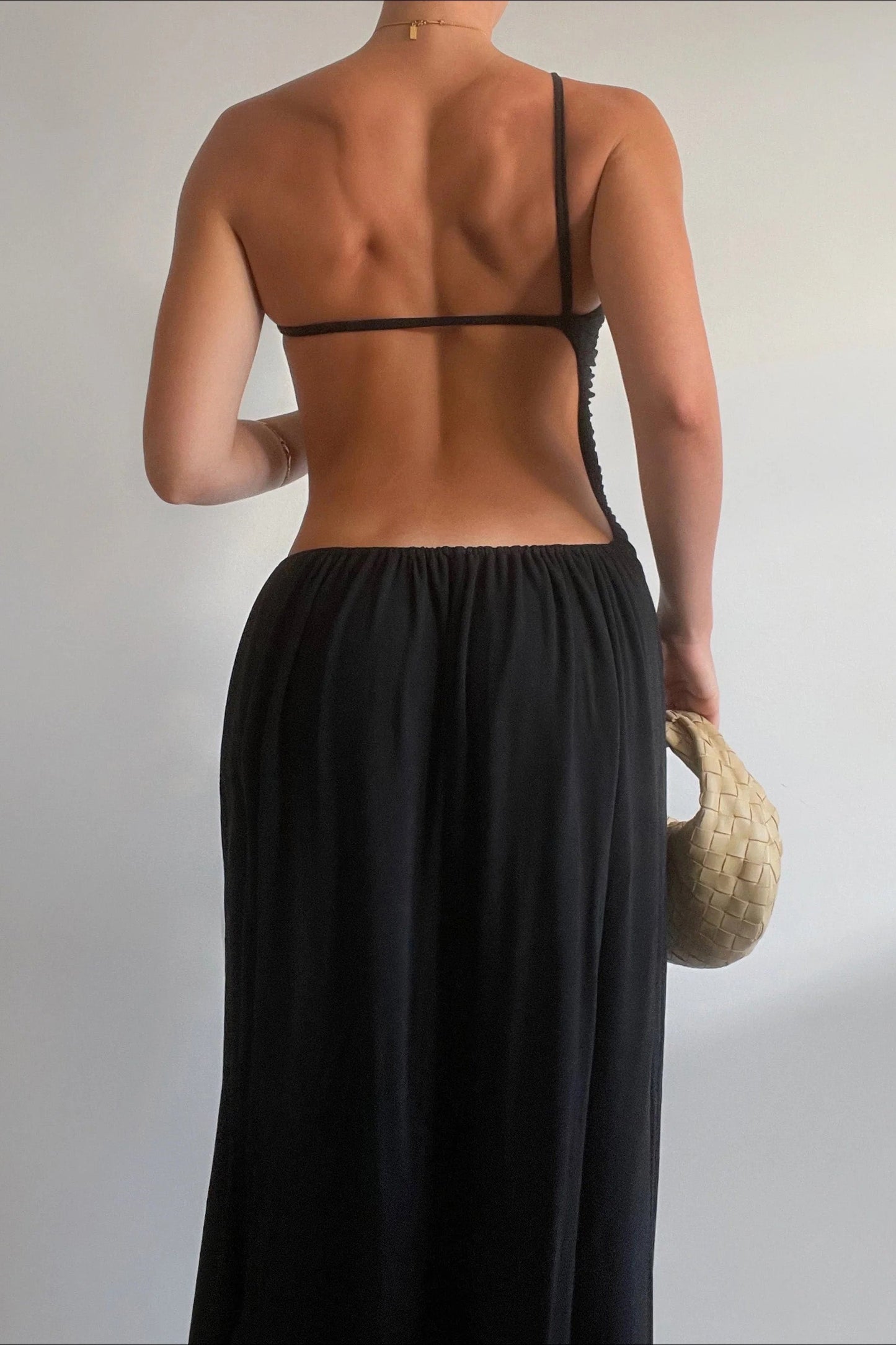 NEW | Monaco Exposed Back Lined Maxi Dress