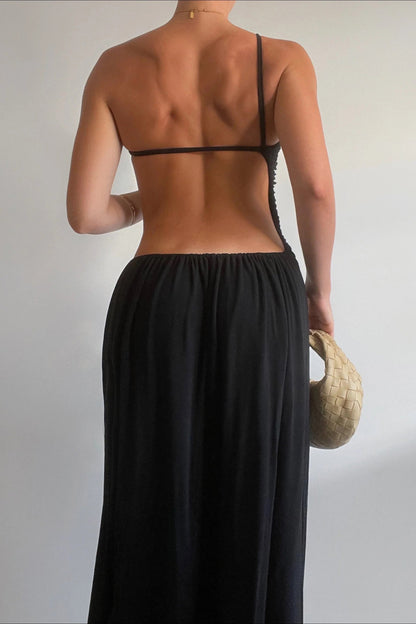 NEW | Monaco Exposed Back Lined Maxi Dress