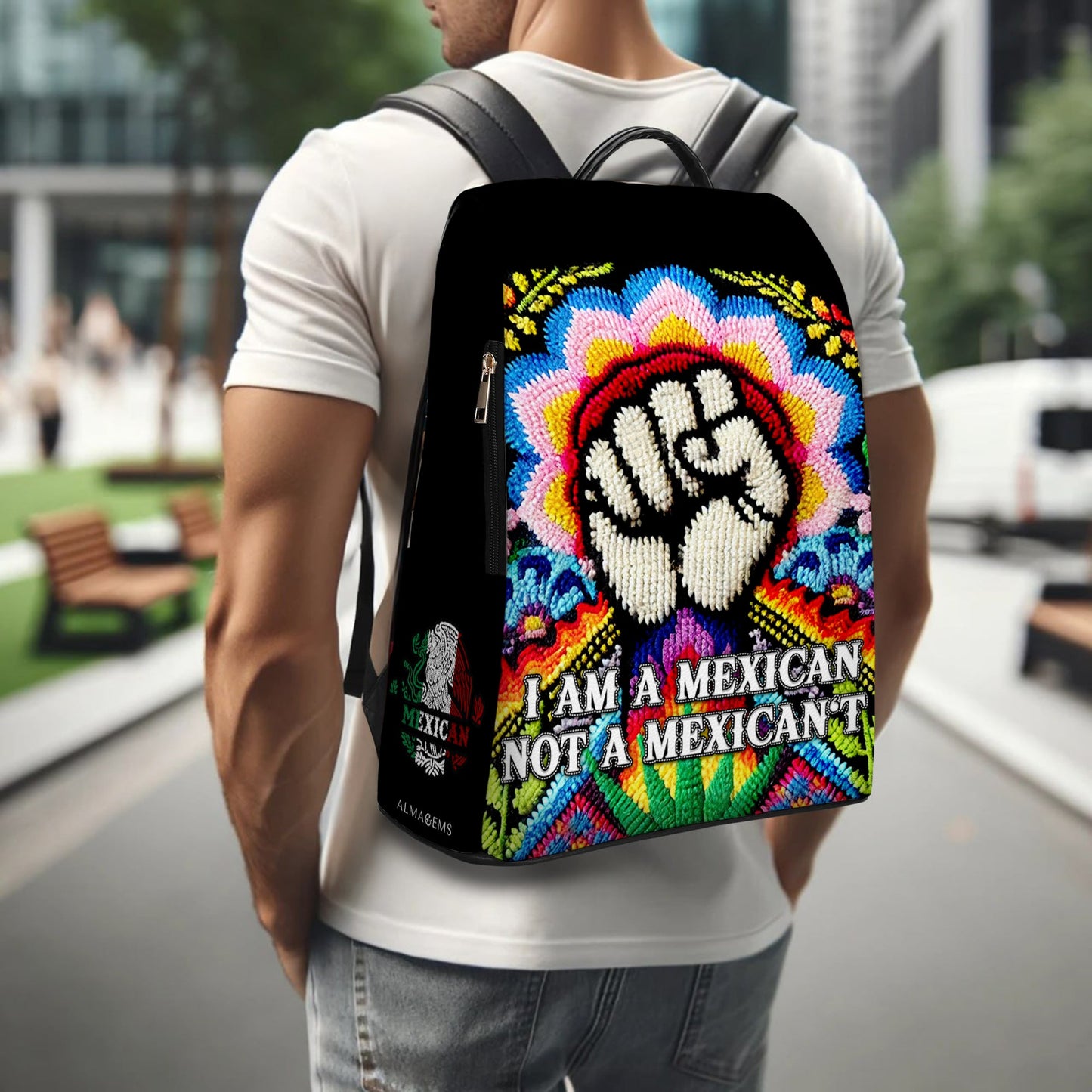 I Am A MexiCan Not A MexiCan't - Personalized Custom Leather BackPack - ME020_BP