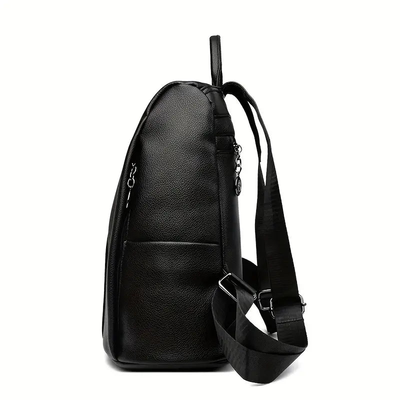 Women's Anti-Theft Leather Backpack