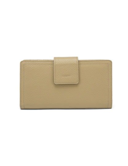 FAITH LEATHER TAB STYLE RFID WALLET- WE1-23-ARTICHOKE