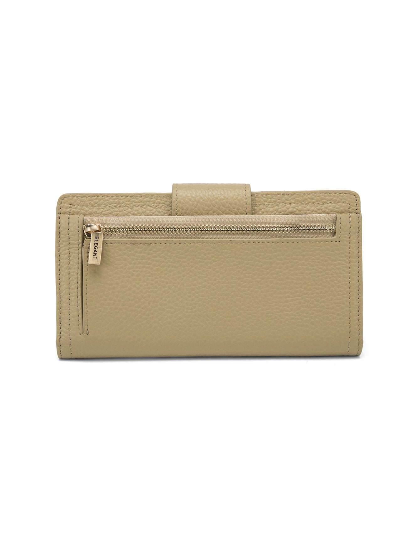 FAITH LEATHER TAB STYLE RFID WALLET- WE1-23-ARTICHOKE