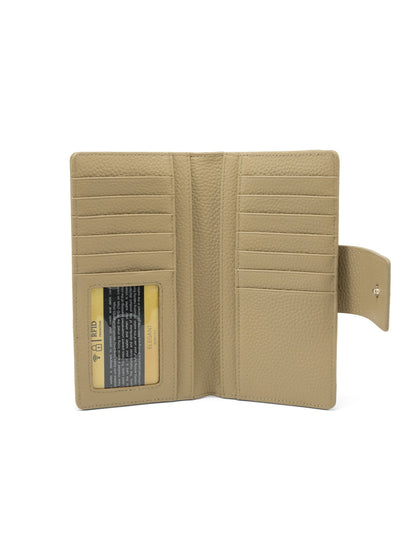 FAITH LEATHER TAB STYLE RFID WALLET- WE1-23-ARTICHOKE