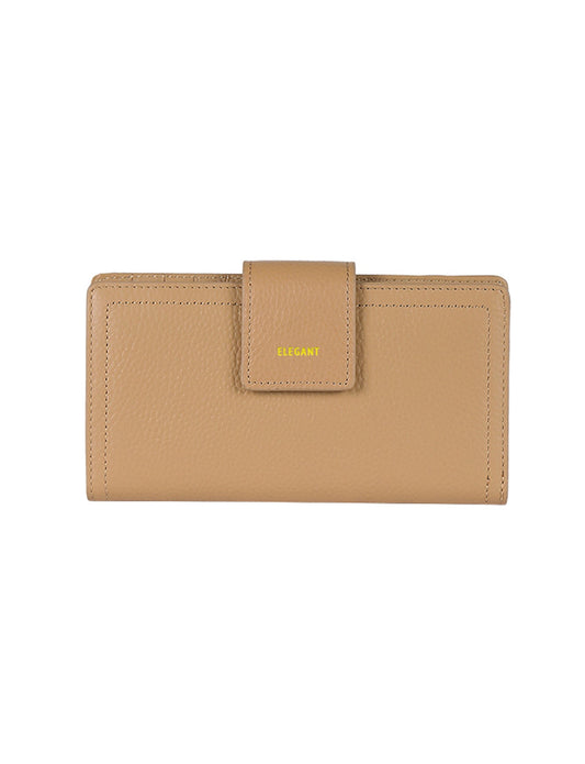 FAITH LEATHER TAB STYLE RFID WALLET- WE1-23-CAM- SALE