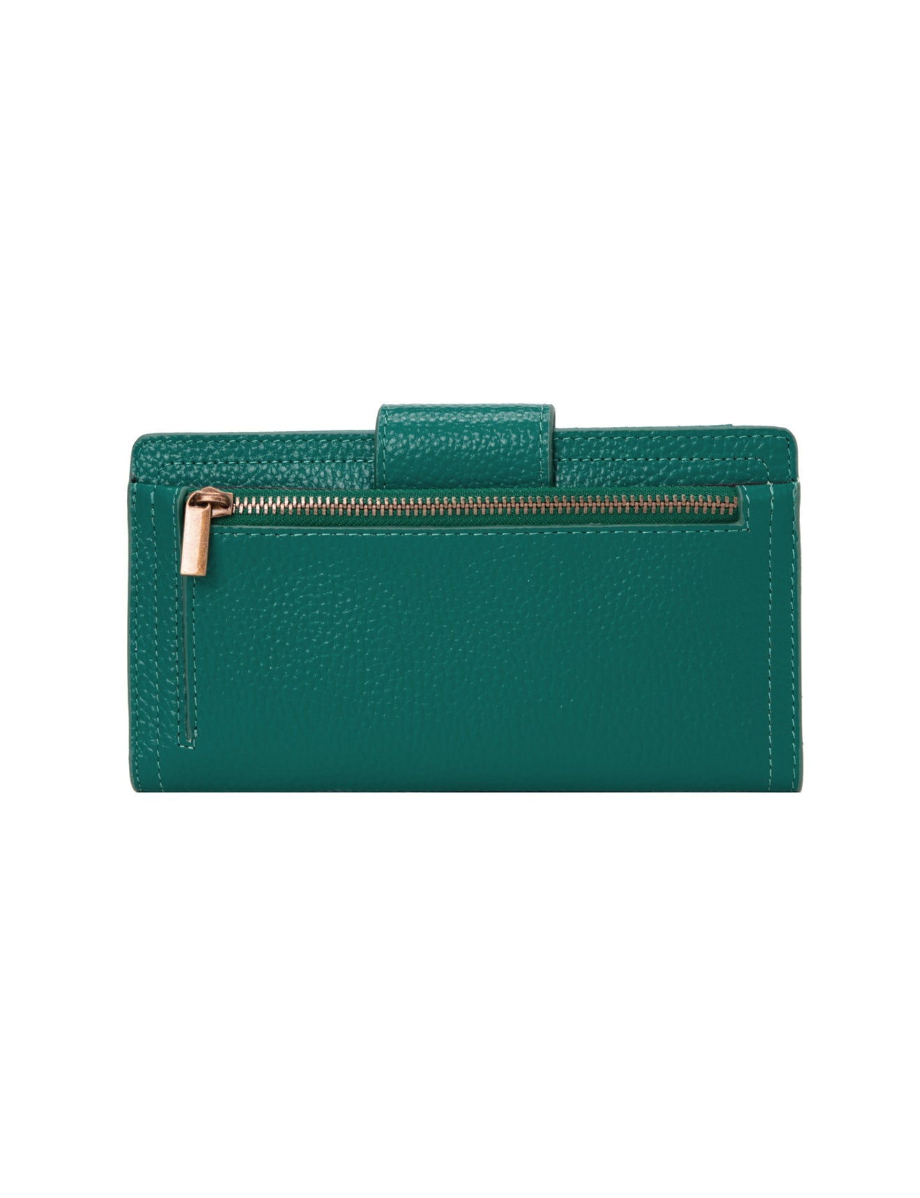 FAITH LEATHER TAB STYLE RFID WALLET- WE1-23-EMERALD-SALE