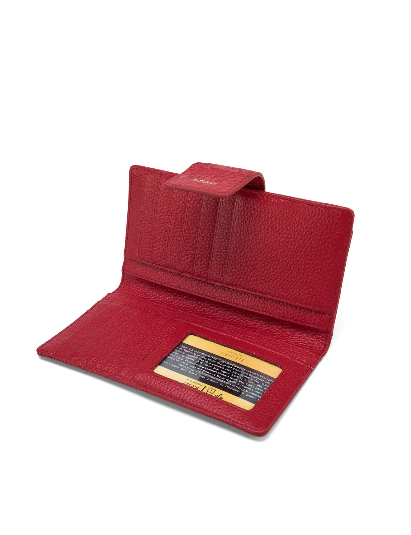 FAITH LEATHER TAB STYLE RFID WALLET- WE1-23-FIRE