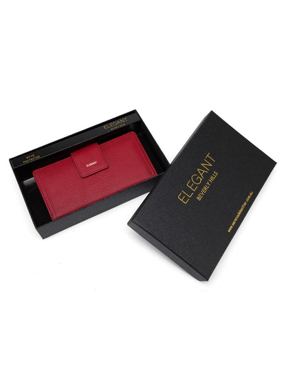 FAITH LEATHER TAB STYLE RFID WALLET- WE1-23-FIRE